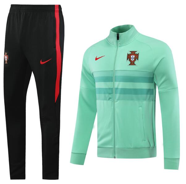 Portugal Green Tracksuits Jacket with Pants 2020/21